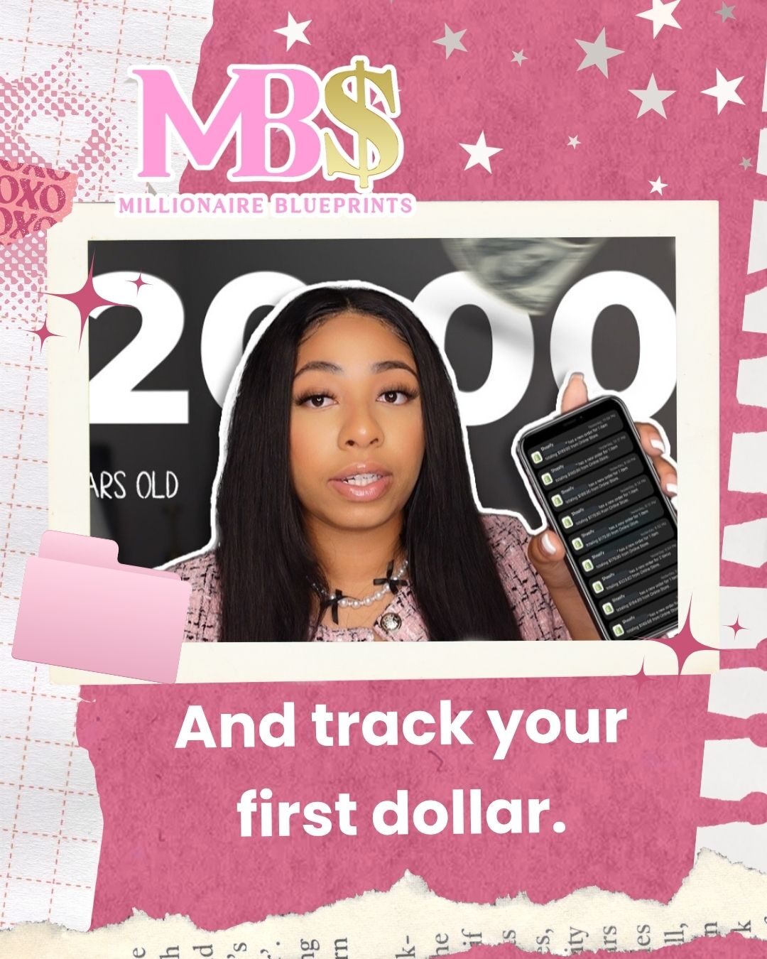 Track your first dollar