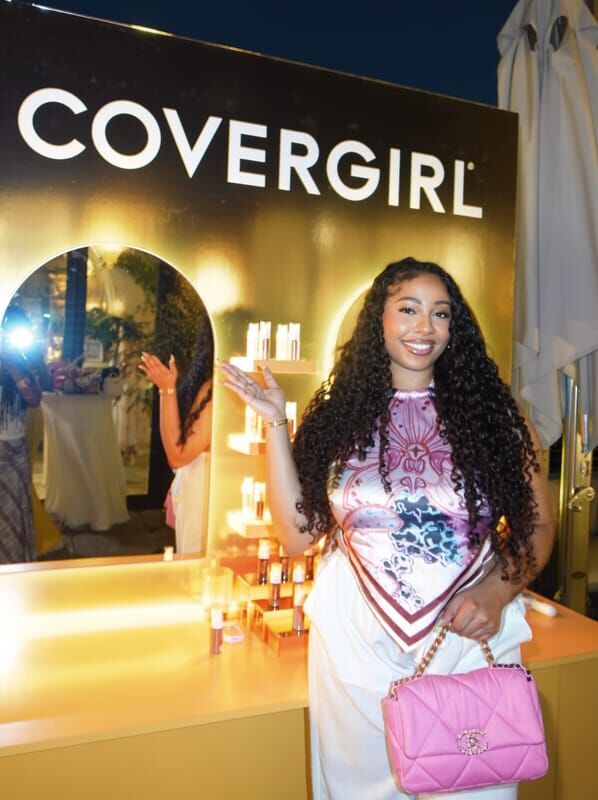 Kayla at the CoverGirl launch event