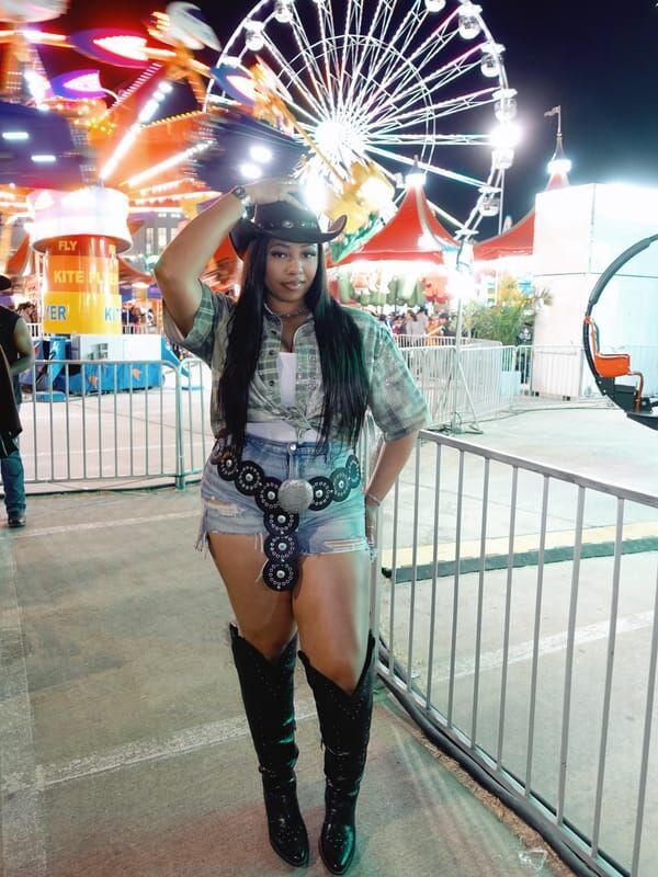 Kayla at the Houston Rodeo